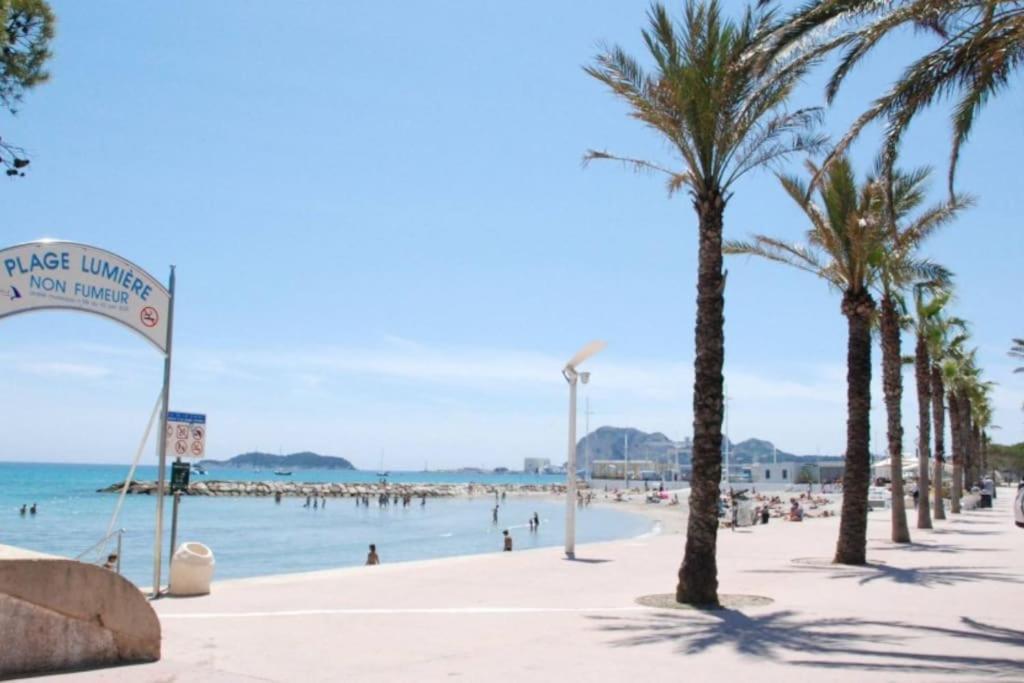 Blue Summer Vibes Duplex Studio For 4P, Ac, Sea View, Parking, Beach At 50M, Spa Access -3 La Ciotat Exterior foto